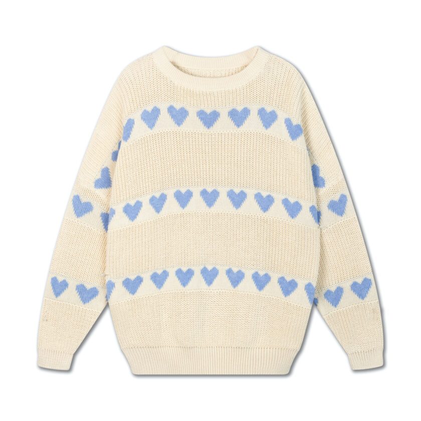 Strickpulli Summer Day Blue Hearts, Repose AMS – Bild 2