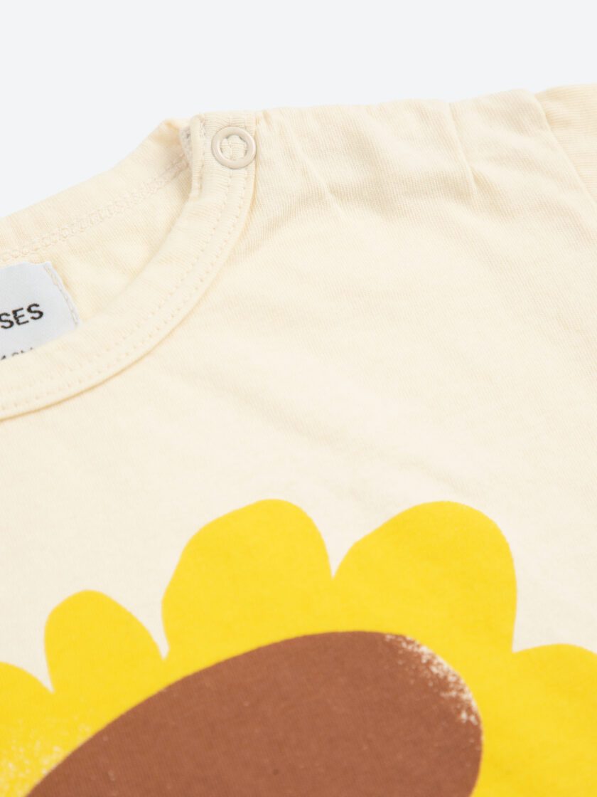 Baby T-Shirt Sunflower Offwhite, Bobo Choses – Bild 3