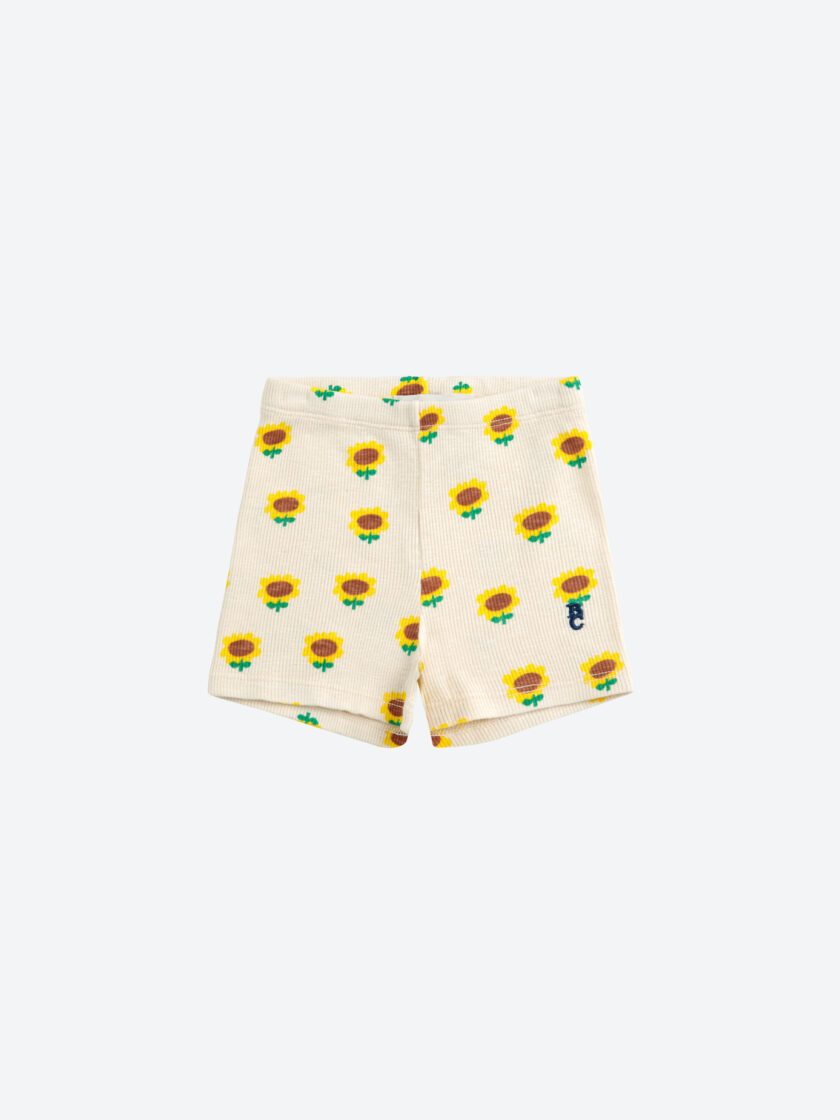 Baby Radlershorts Sunflower All Over, Bobo Choses