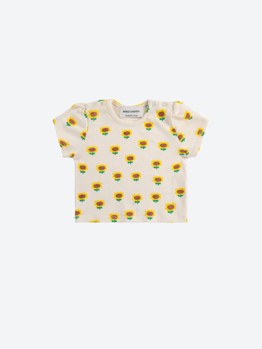 Baby T-Shirt Sunflower All Over, Bobo Choses