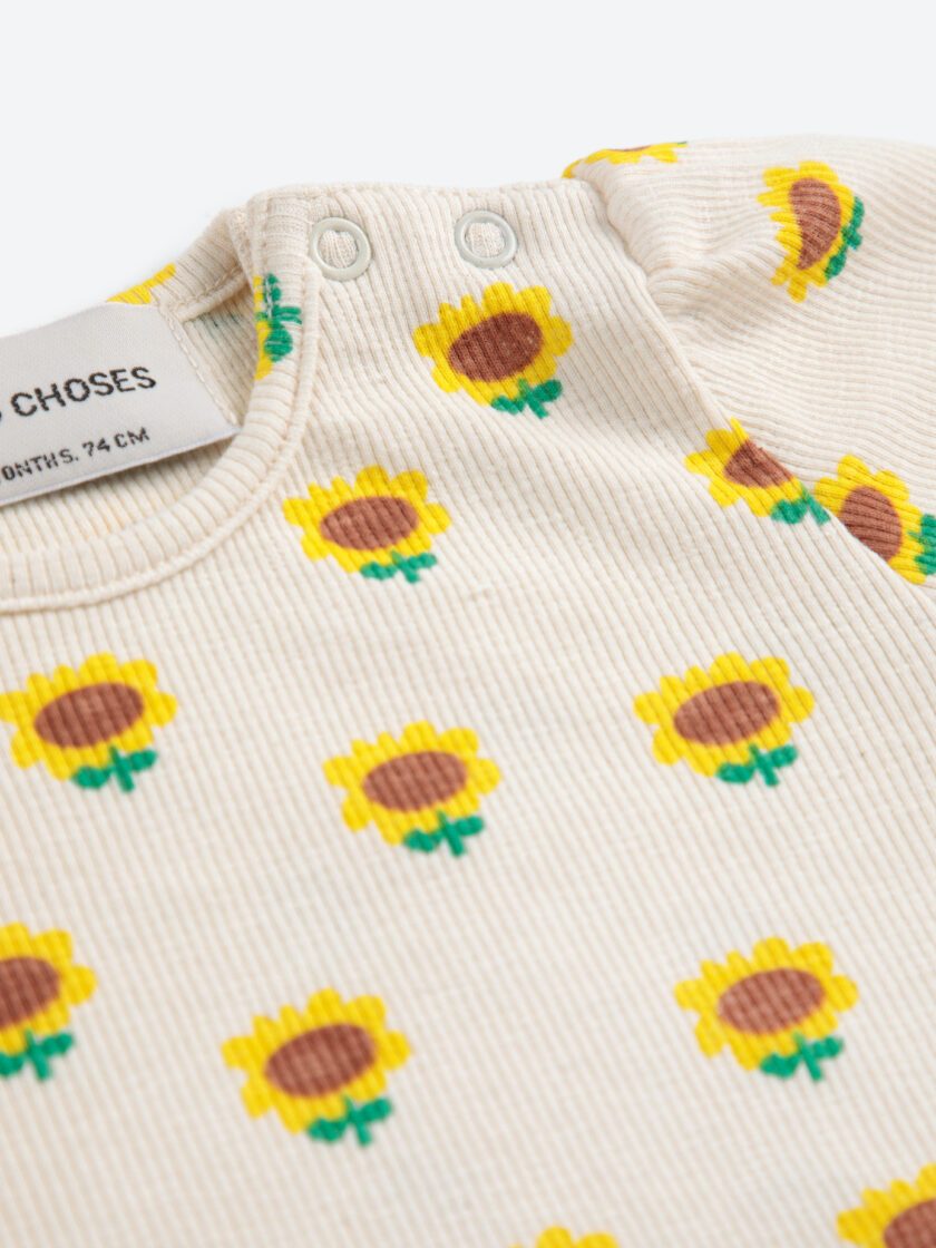 Baby T-Shirt Sunflower All Over, Bobo Choses – Bild 3