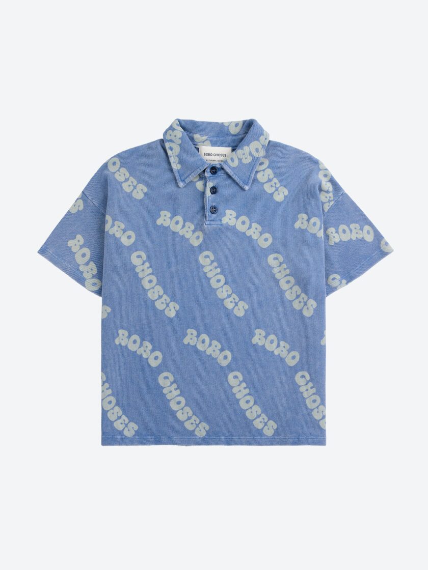 Poloshirt Wavy BC All Over, Bobo Choses