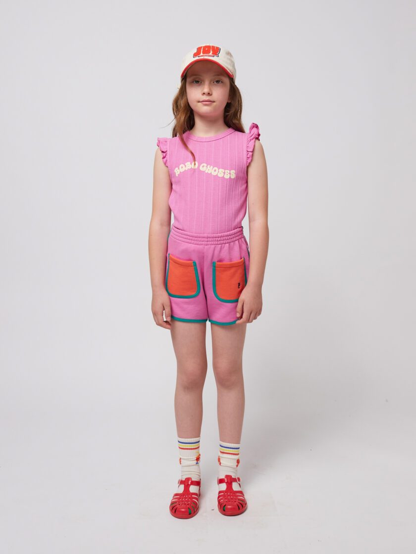 Shorts Pink Color Block, Bobo Choses – Bild 2