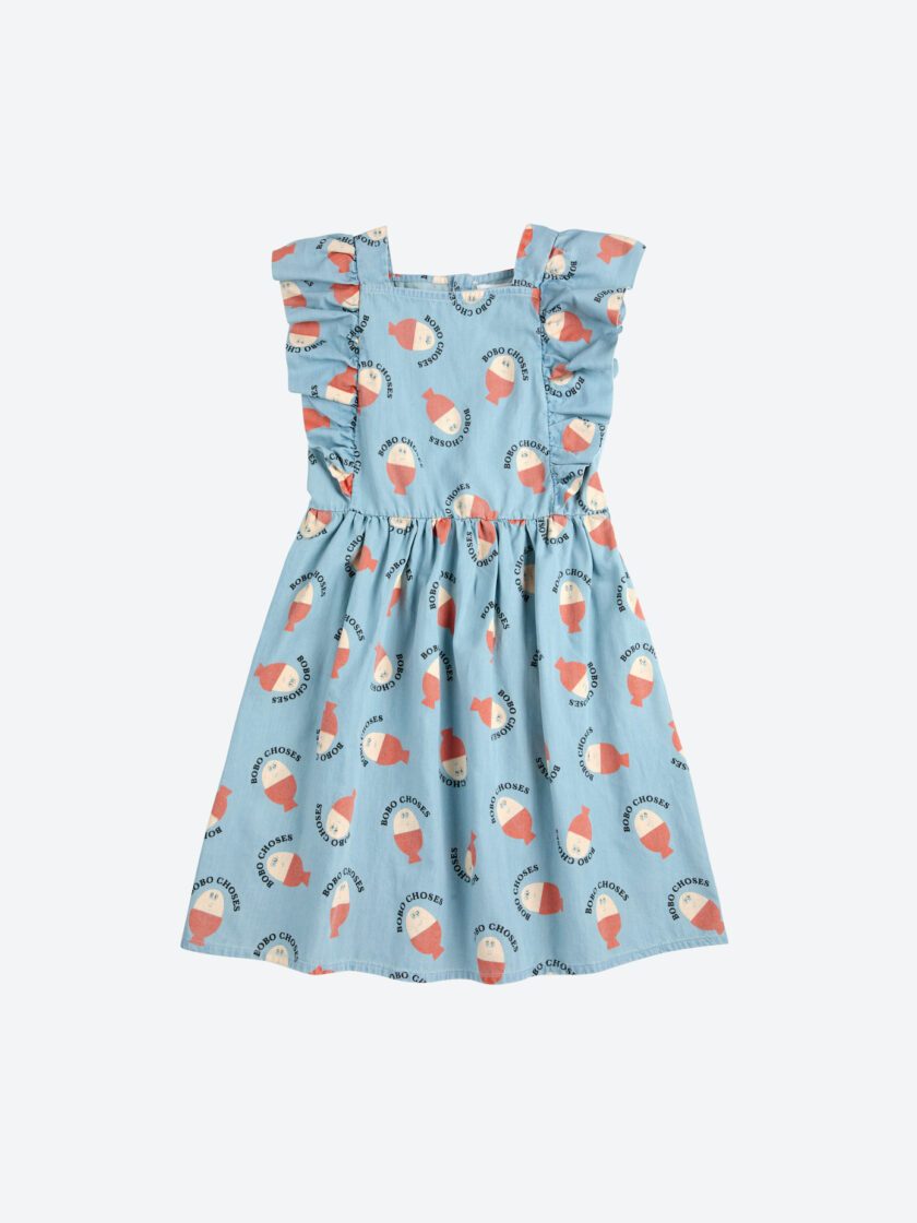 Kleid Morning Egg All Over Ruffle, Bobo Choses – Bild 2