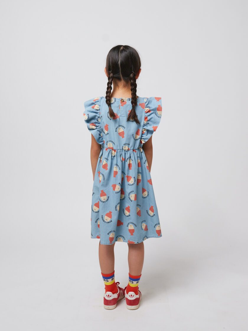 Kleid Morning Egg All Over Ruffle, Bobo Choses – Bild 6