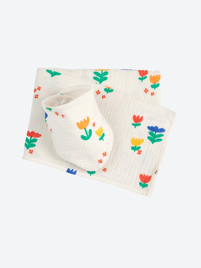 Baby Set Muslin & Bib Garden Party, Bobo Choses