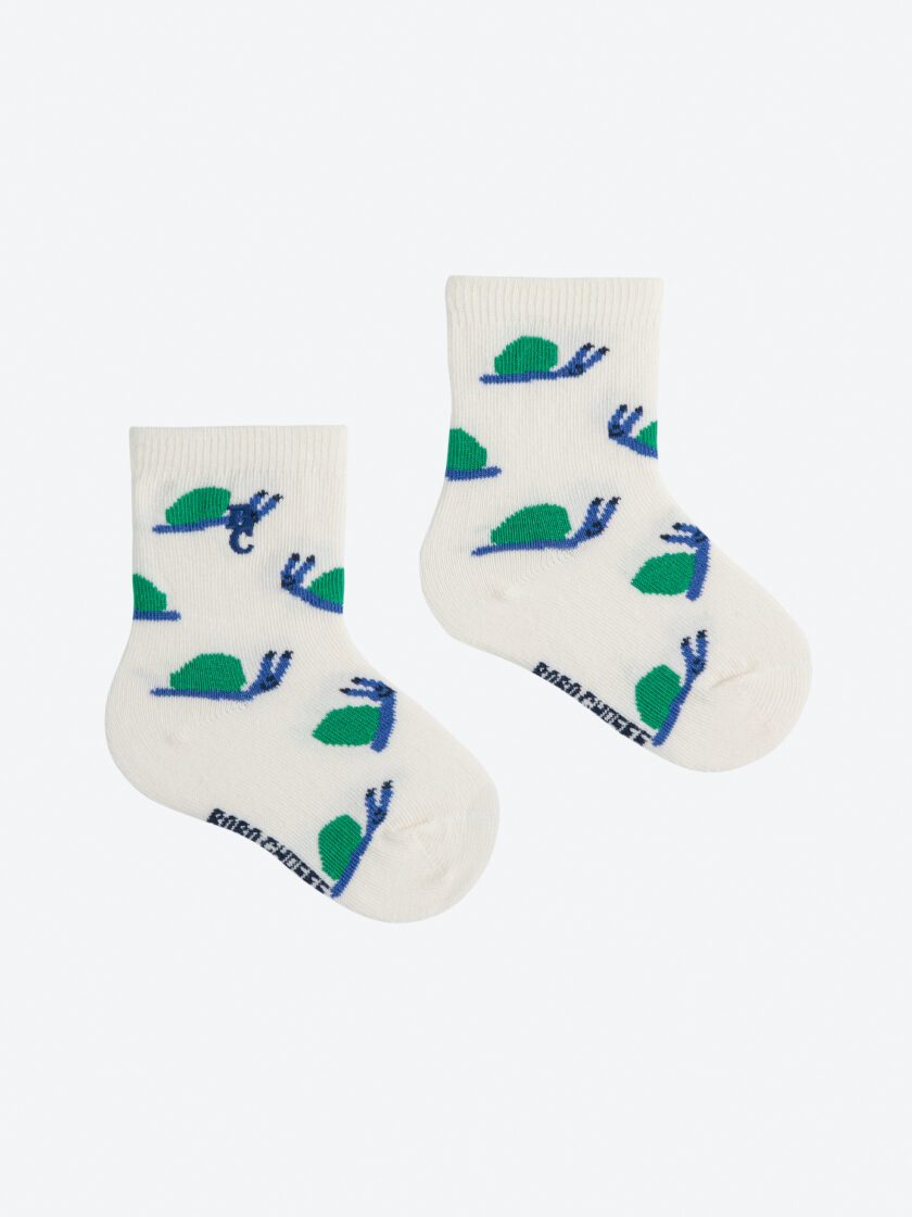 Baby Socken Funny Snail All Over, Bobo Choses