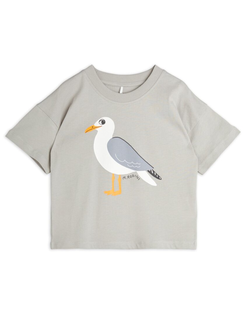 T-Shirt Seagull Grey, Mini Rodini