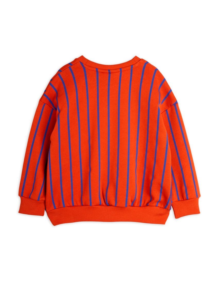 Sweater Vertical Stripe Red, Mini Rodini – Bild 4