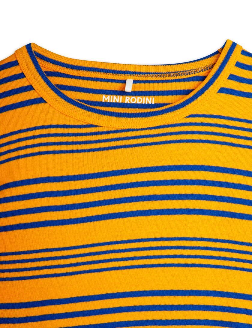 T-Shirt Stripe Yd Orange, Mini Rodini – Bild 3