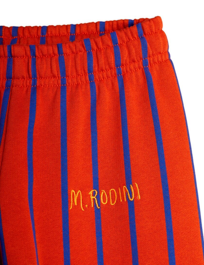 Jogginghose Vertical Stripe Red, Mini Rodini – Bild 4