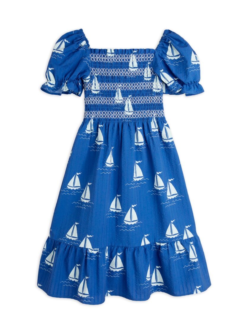 Kleid Sailing Boats Blue, Mini Rodini – Bild 3