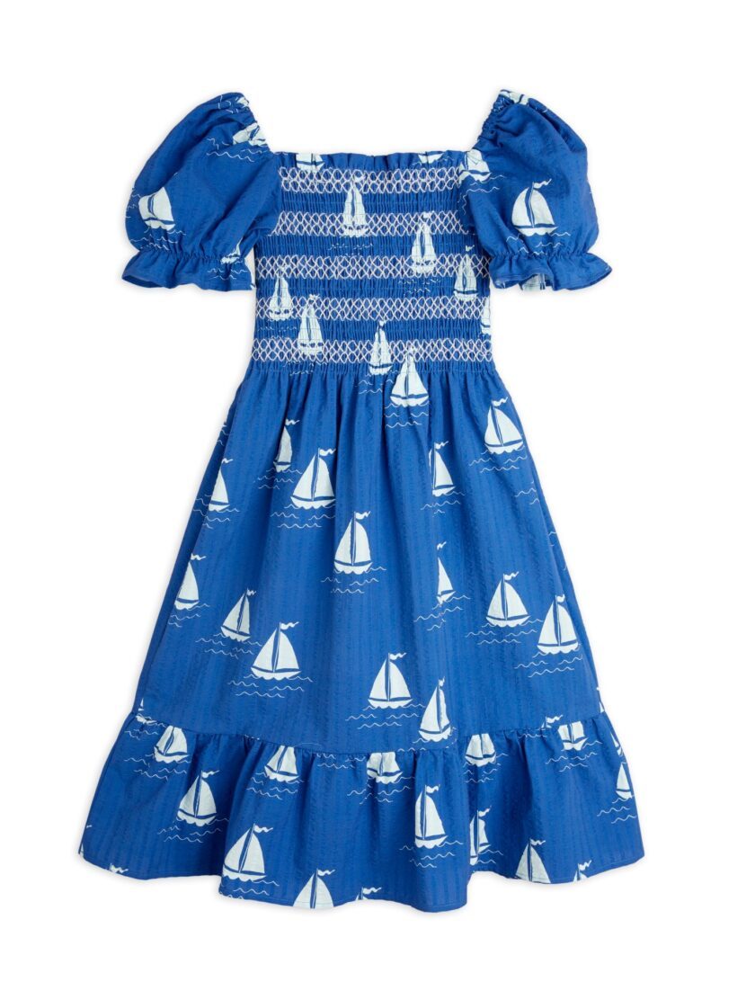 Kleid Sailing Boats Blue, Mini Rodini – Bild 5