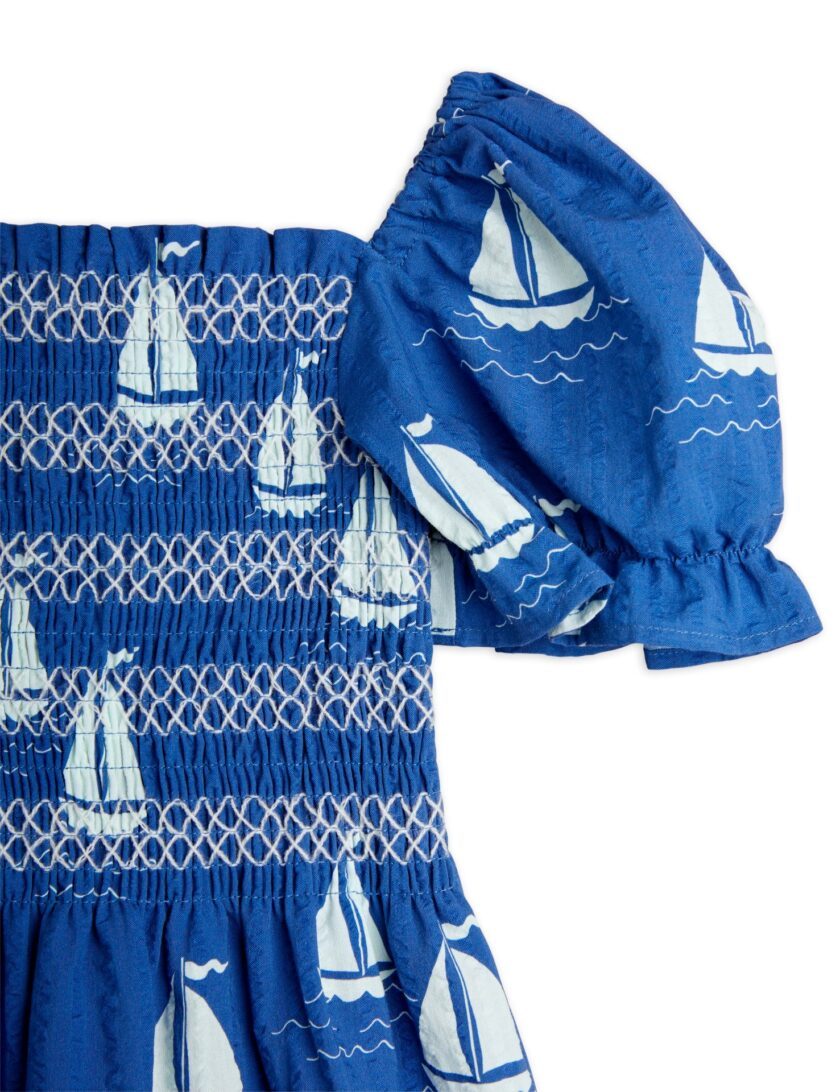 Kleid Sailing Boats Blue, Mini Rodini – Bild 4