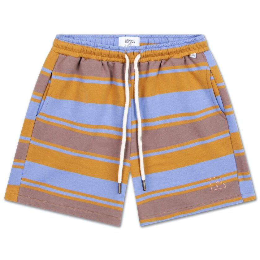 Shorts Multi Blue Powder Stripe, Repose AMS