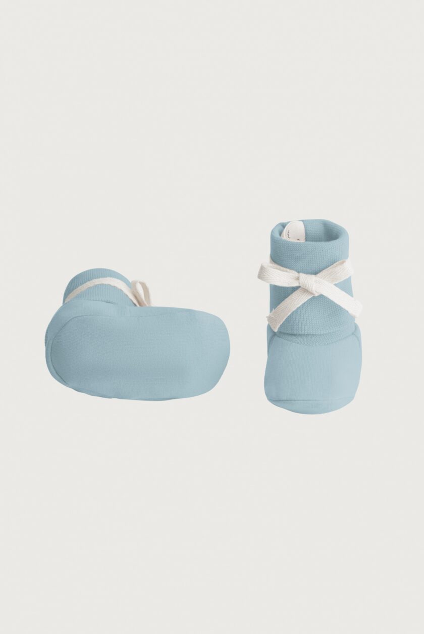 Baby Booties Sky, Gray Label