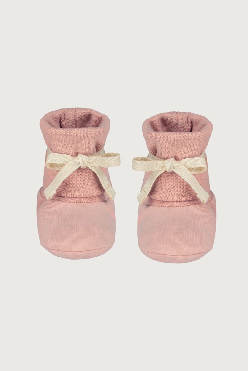 Baby Booties Faded Pink, Gray Label – Bild 2