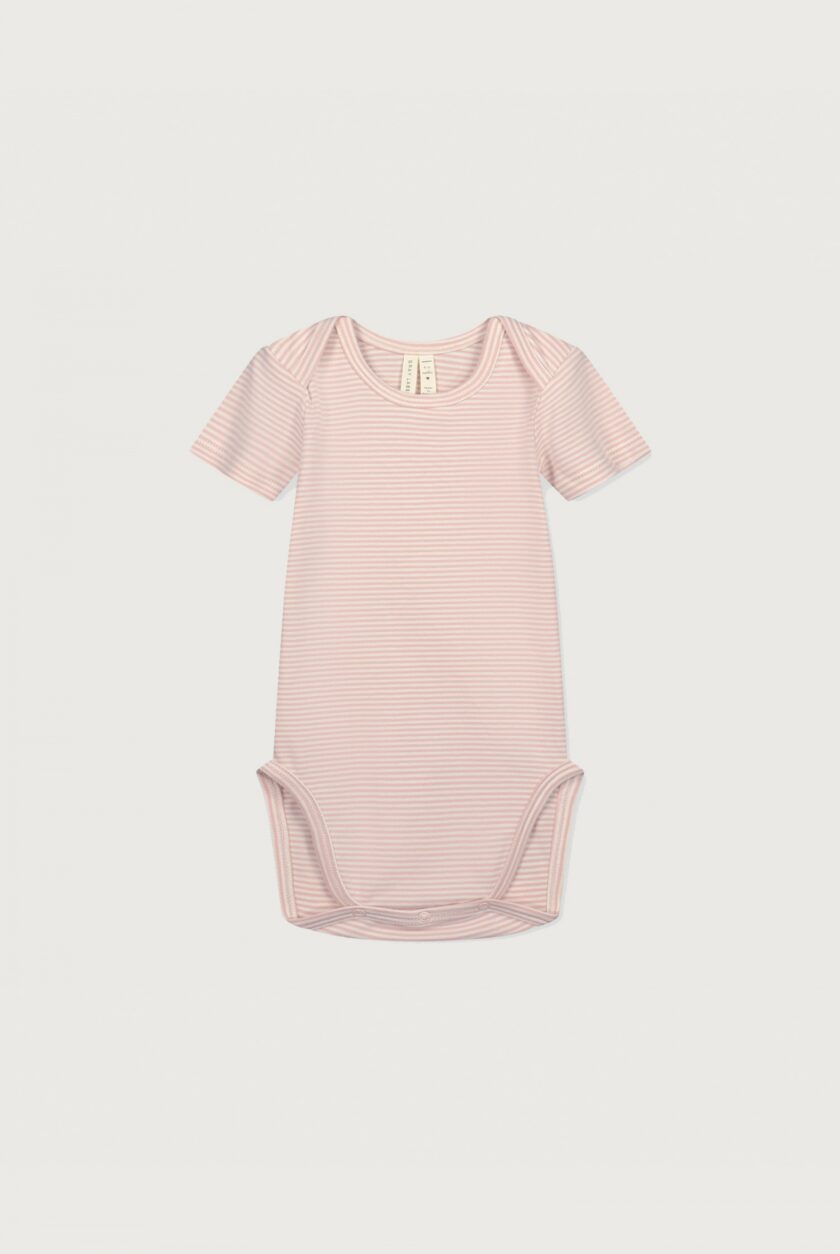 Body SS Faded Pink/Cream, Gray Label