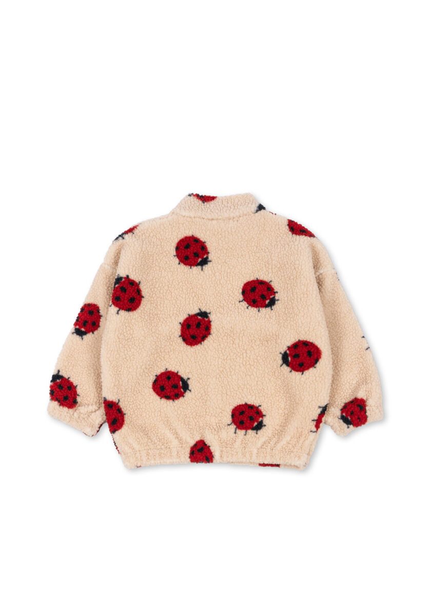 Teddyjacke Ladybug Sand, Konges Sløjd – Bild 2