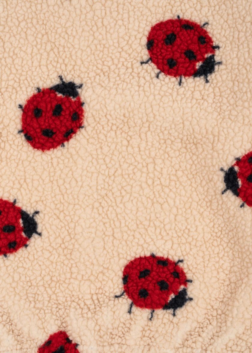 Teddyjacke Ladybug Sand, Konges Sløjd – Bild 3