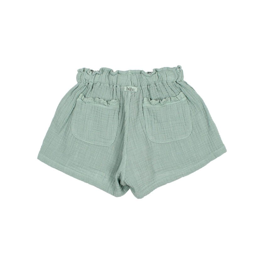 Shorts Muslin Sage Green, Búho Barcelona – Bild 4