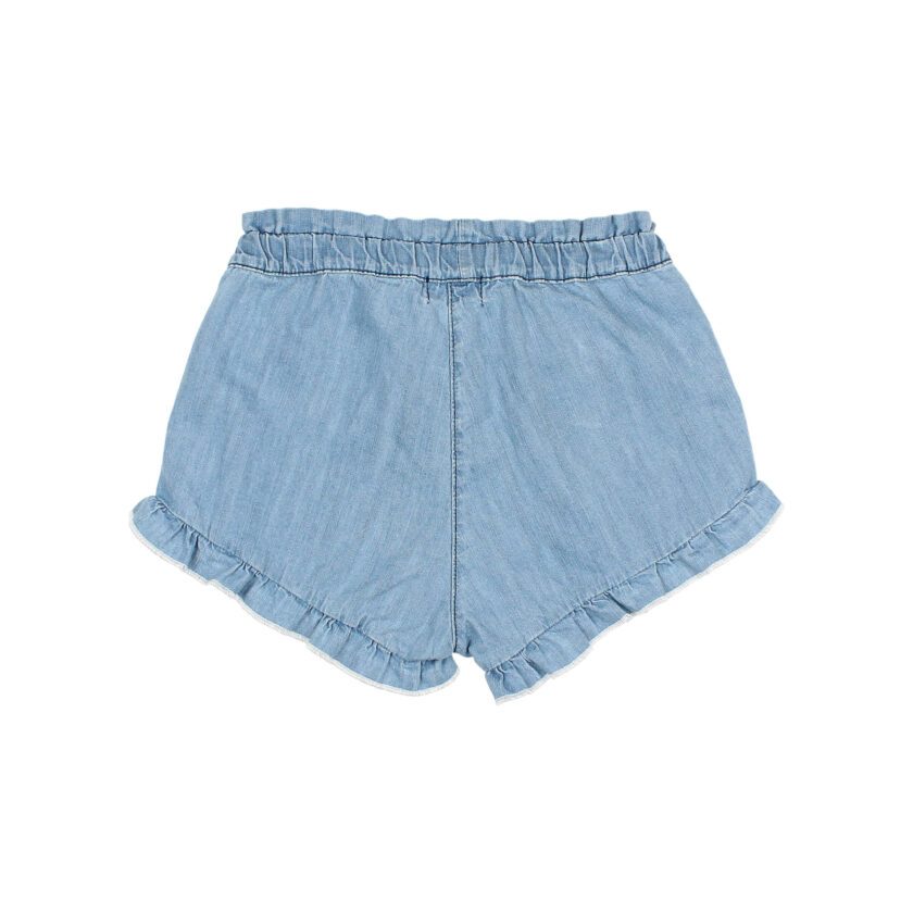 Shorts Light Denim Frills, Búho Barcelona – Bild 2