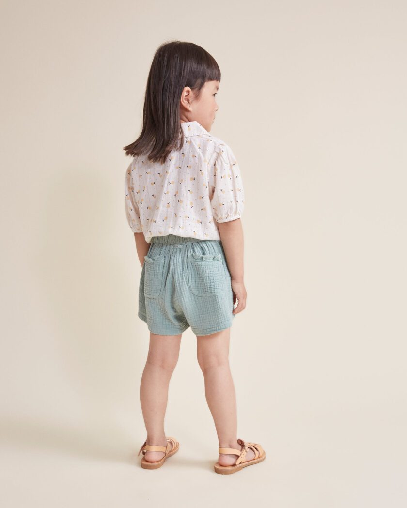 Shorts Muslin Sage Green, Búho Barcelona – Bild 2