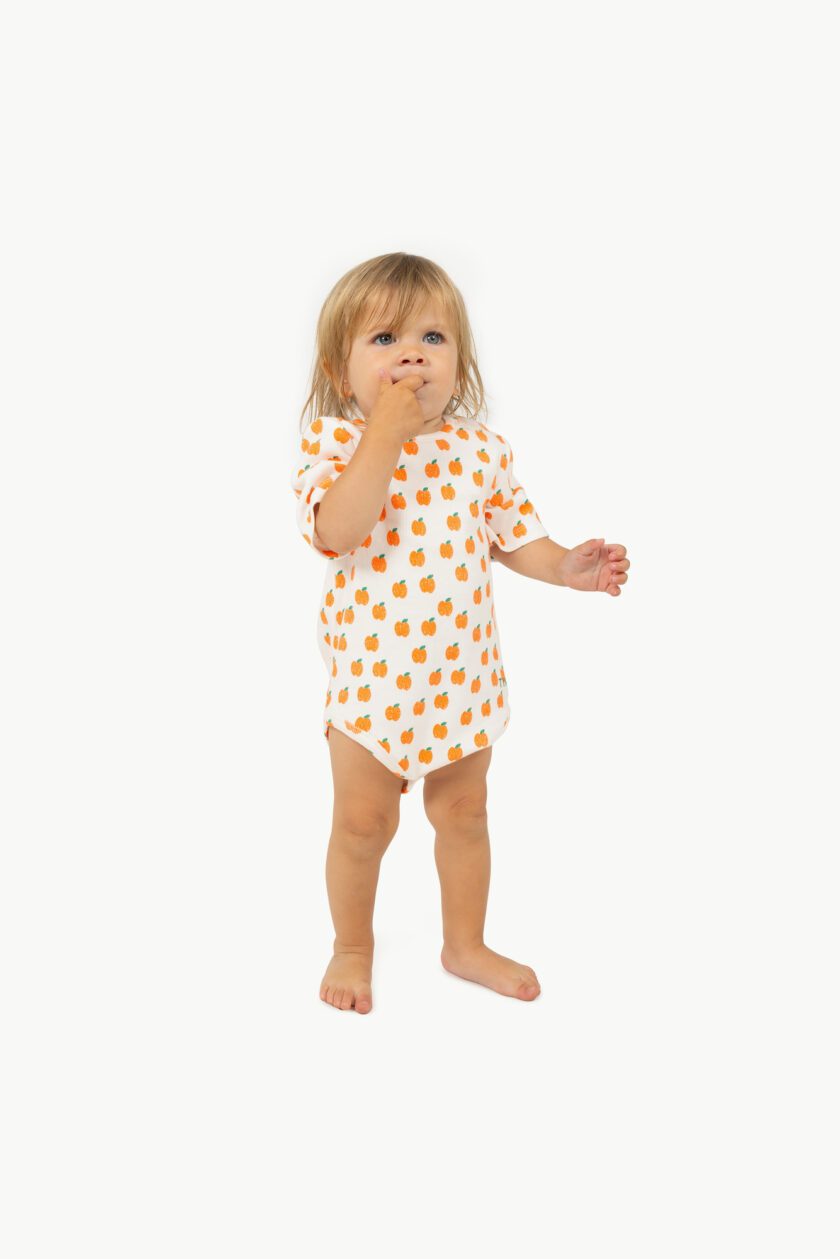 Body Apples Rib Off-White, Tinycottons