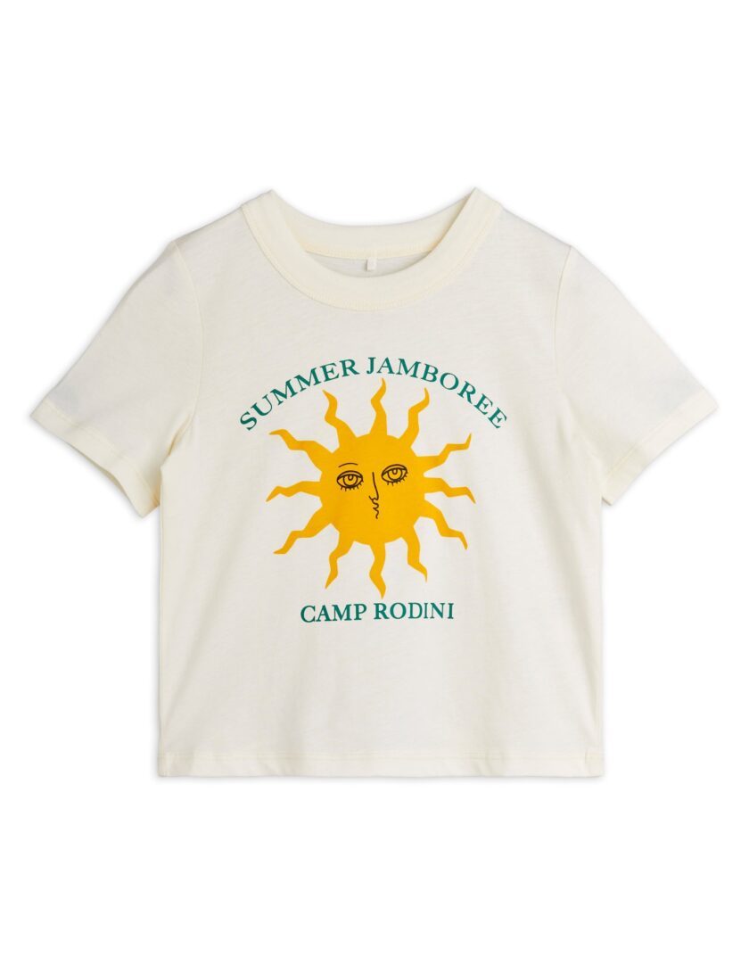 T-Shirt Sun Offwhite, Mini Rodini