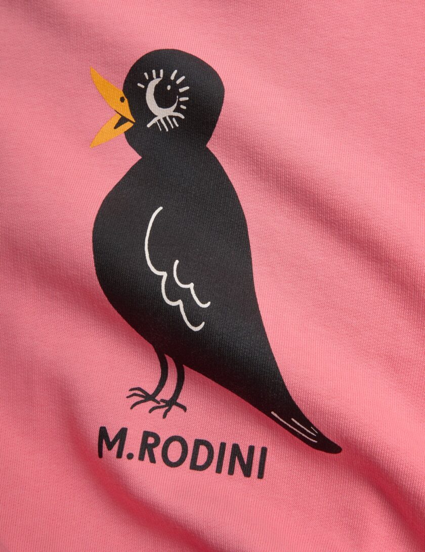 Sweater Blackbird Pink, Mini Rodini – Bild 3