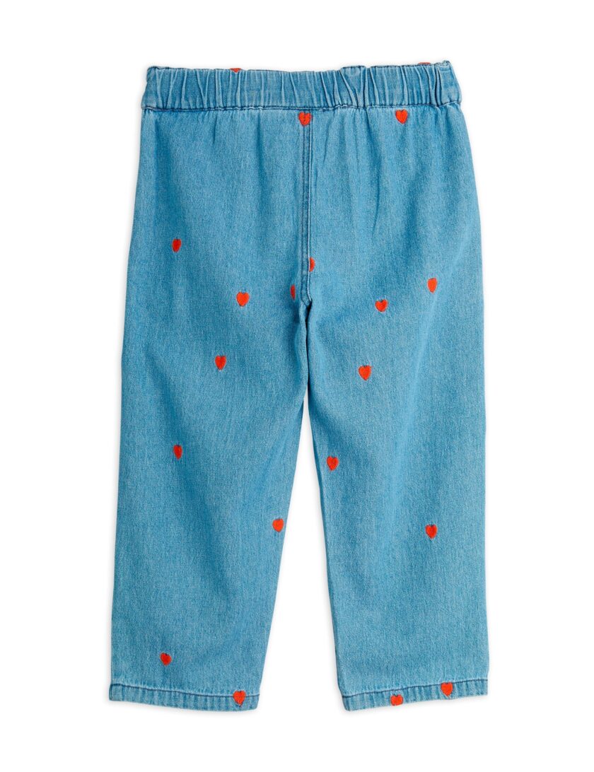 Hose Mini Hearts AOP Blue, Mini Rodini – Bild 3
