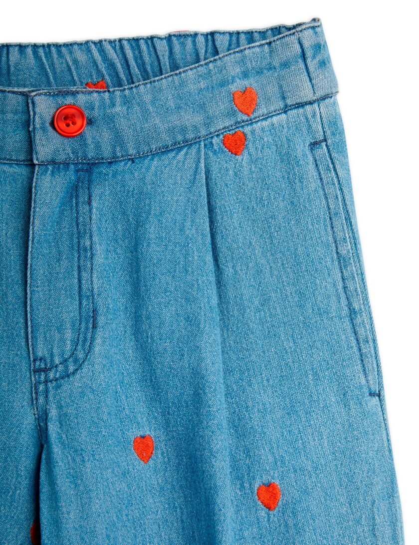 Hose Mini Hearts AOP Blue, Mini Rodini – Bild 4