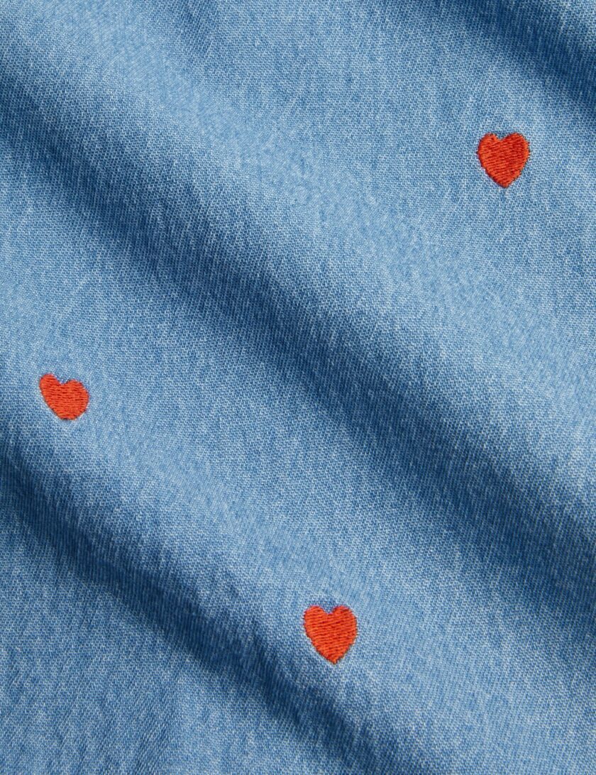 Hose Mini Hearts AOP Blue, Mini Rodini – Bild 5