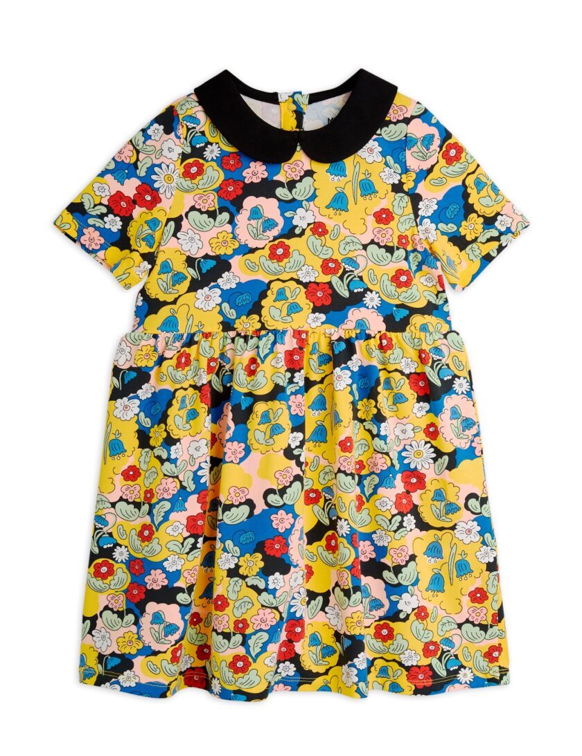 Kleid Flowers AOP Multi, Mini Rodini