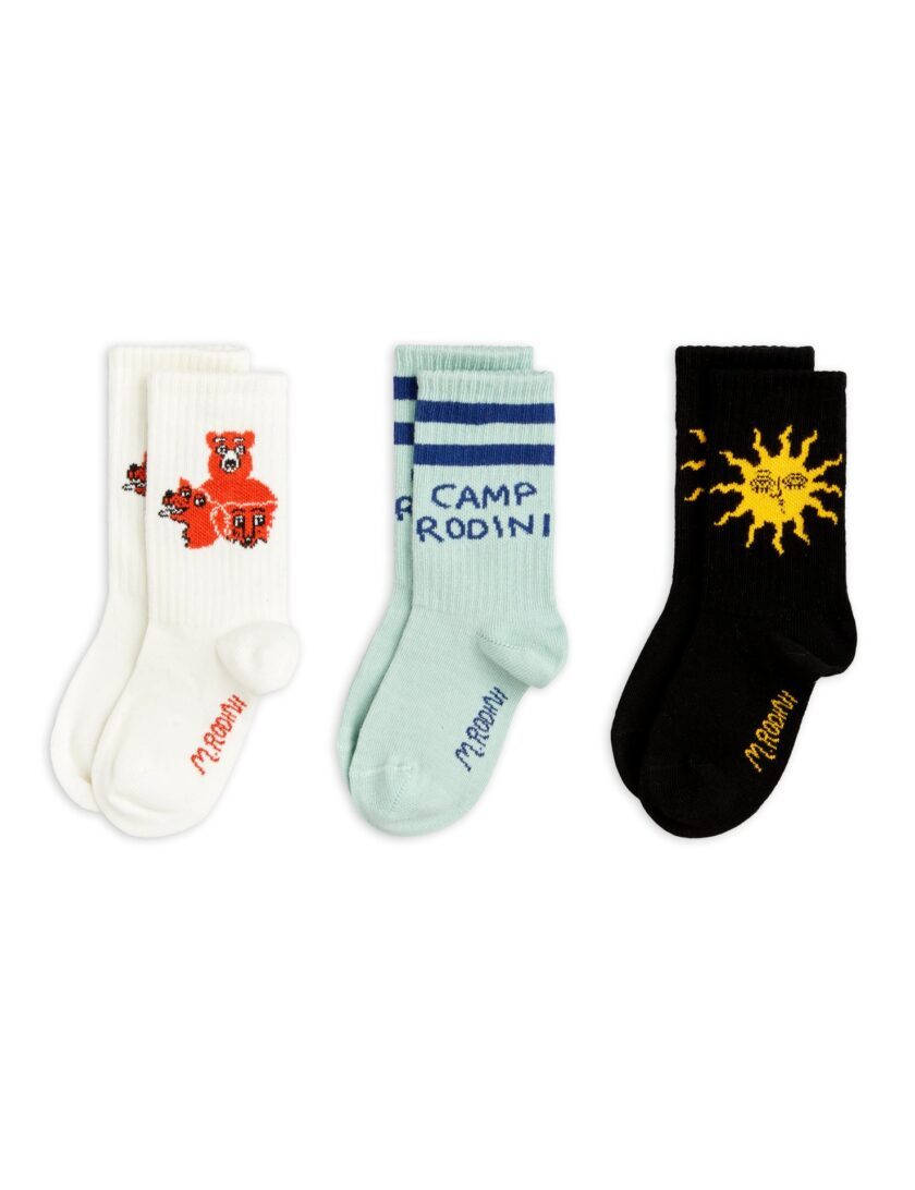 Socken 3er-Pack Camp Rodini, Mini Rodini